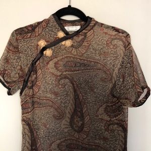 Silk tunic XS
